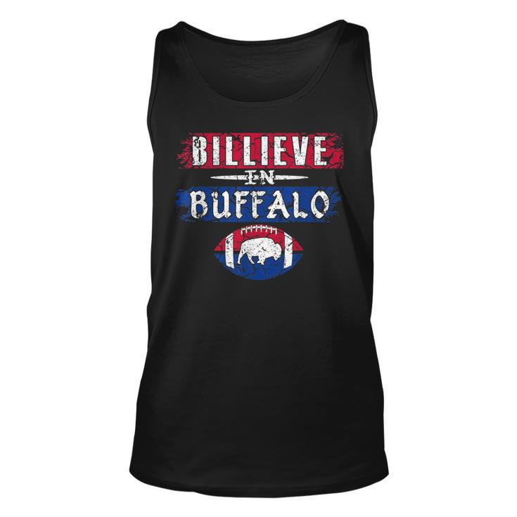 Billieve In Buffalo Vintage Football  Unisex Tank Top