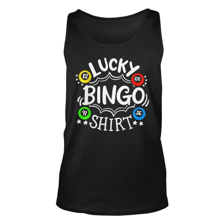Bingo Lucky Bingo   Unisex Tank Top