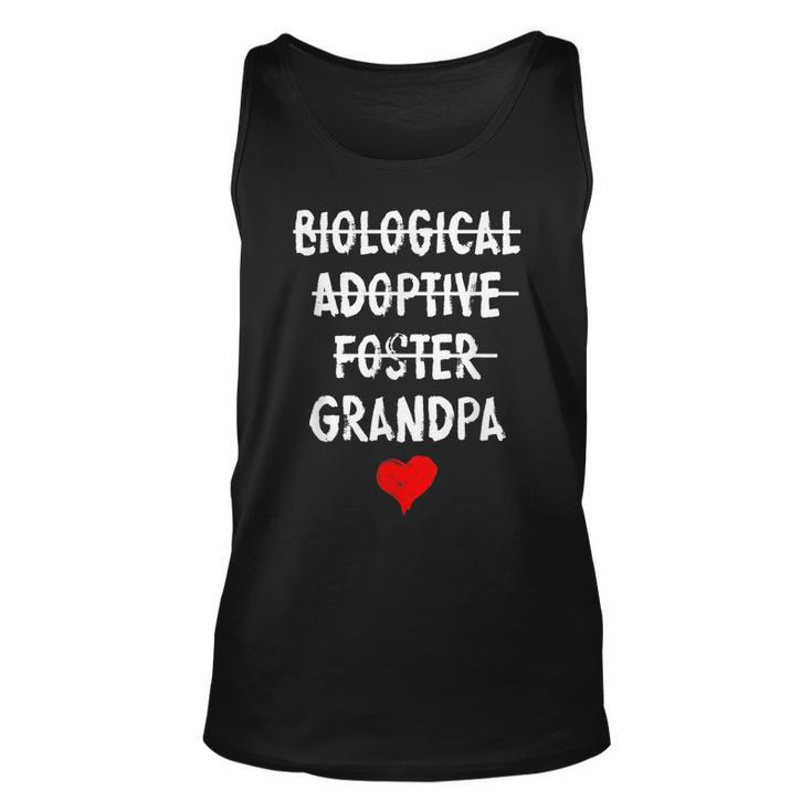 Biological Adoptive Foster Grandpa National Adoption Month Tank Top