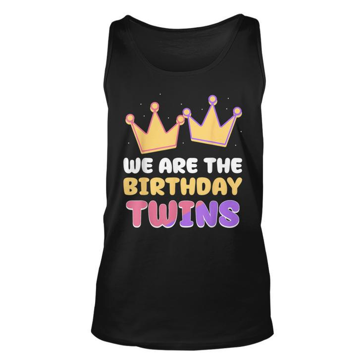 We Are The Birthday Twins Cute Celebrate Twin Tank Top
