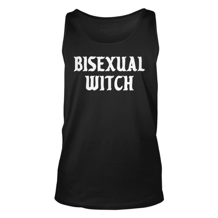 Bisexual Witch Lgbtq Bi Pride Halloween  Unisex Tank Top