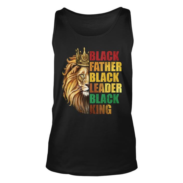 Black Father Black King Black Leader Fathers Day Junenth Unisex Tank Top
