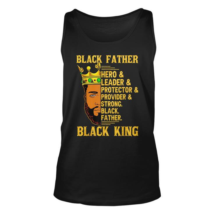 Black Father Junenth Black King Fathers Day Dad Papa  Unisex Tank Top