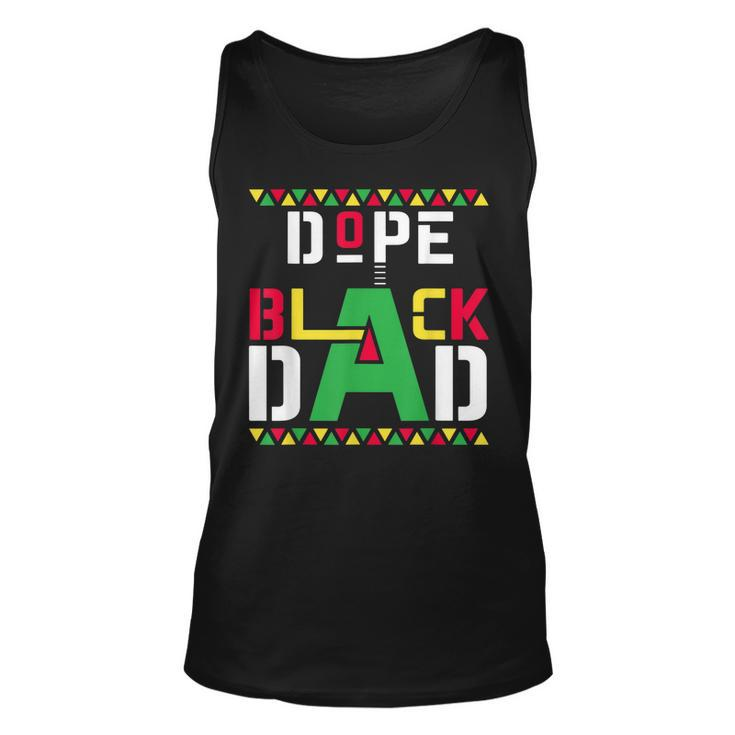 Black Father Lives Matter Dope Black Dad Fathers Day Mens  Unisex Tank Top