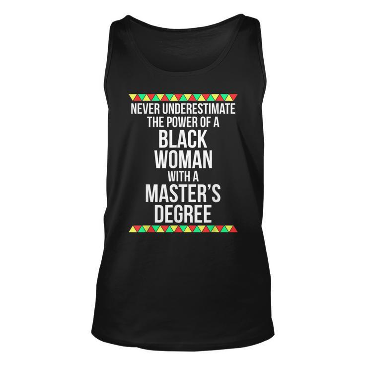 Black Queen Woman Power Masters Graduation T   Unisex Tank Top