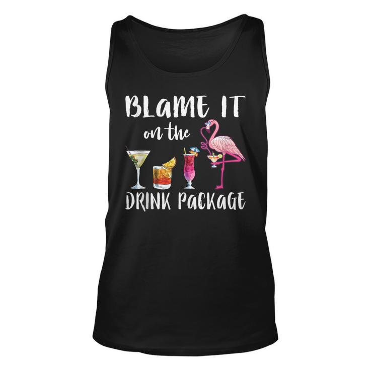 Blame It On The Drink Package Cruise Vacation Cruising Tank Top