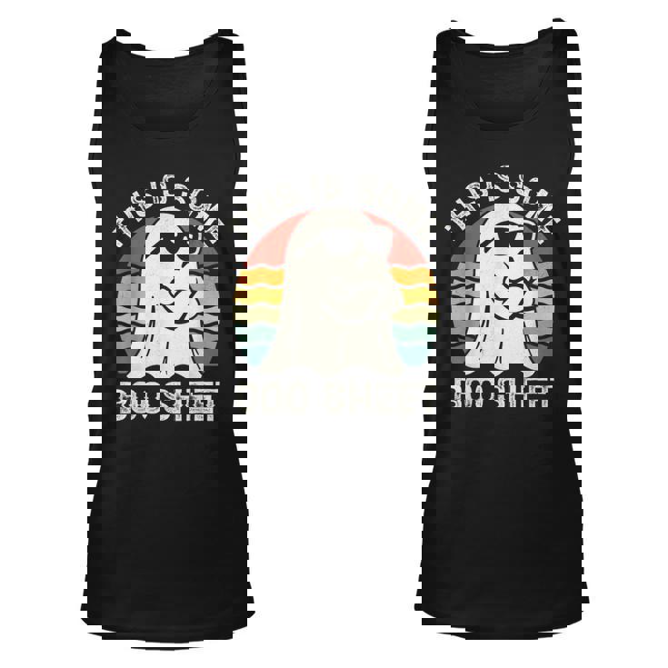 This Is Some Boo Sheet Ghost Cute Boo Ghost Halloween Spooky Tank Top