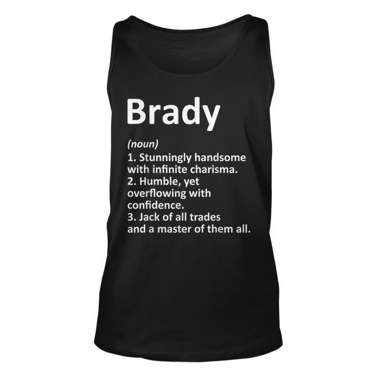 Brady Definition Personalized Name Birthday Idea Definition Tank Top
