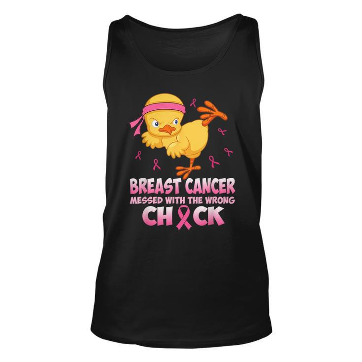 Breast Cancer Awareness Messed With The Wrongs Chick Breast Cancer Awareness Tank Top