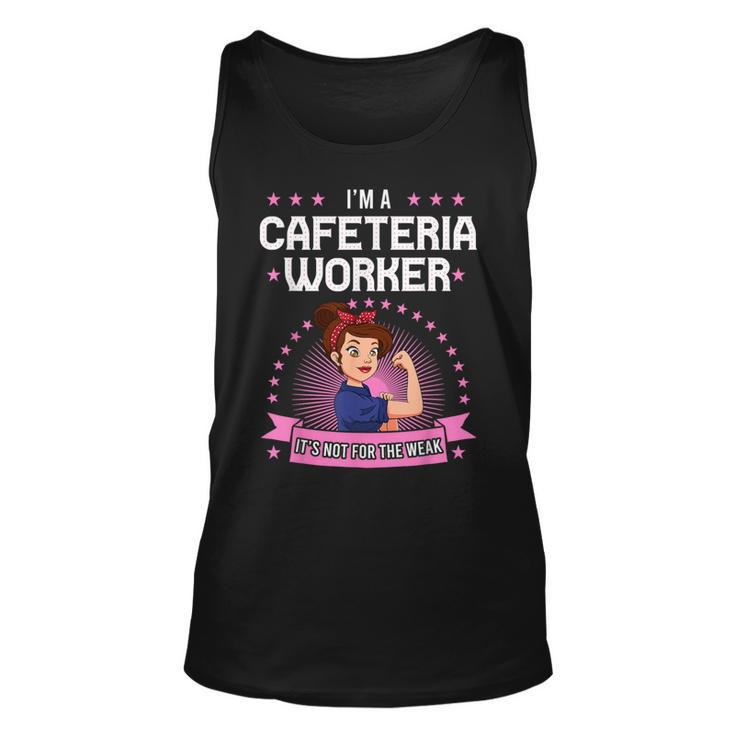 Cafeteria Worker Strong Woman Lunch Lady Food Service Crew Tank Top