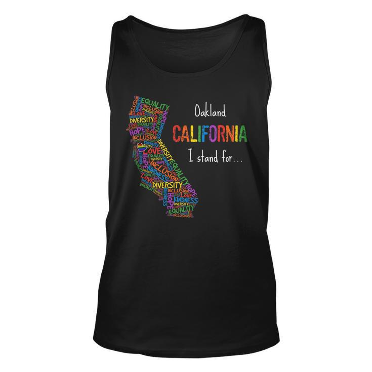 California Oakland Gay Lgbtq Pride Month Equality   Unisex Tank Top