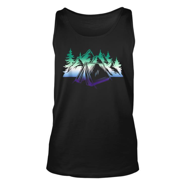 Camping Mlm Pride Camp Lovers Subtle Lgbt Gay Male Mlm Flag Tank Top