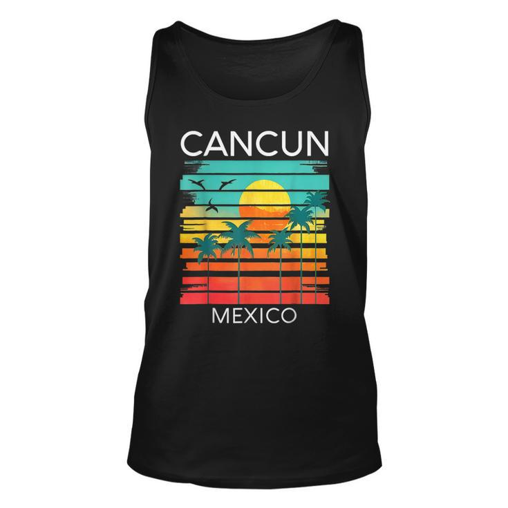 Cancun Mexico Retro Mexican Resort Vacation Summer Trip 2023 Tank Top