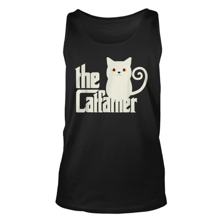 Cat Dad  The Catfather Funny Cats Kitten Unisex Tank Top