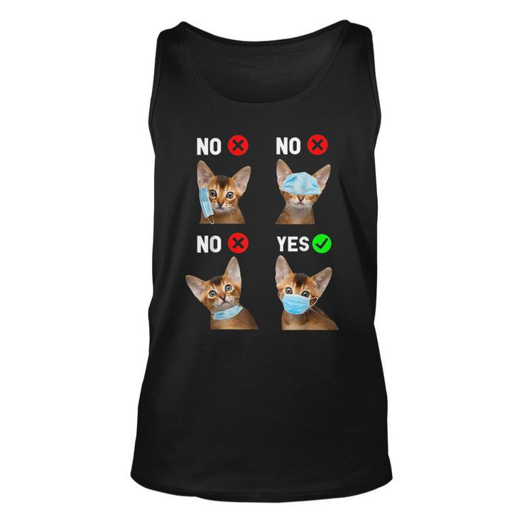 Cat Wear Face Mask Right Social Distance Cat Lover For Cat Lover Tank Top