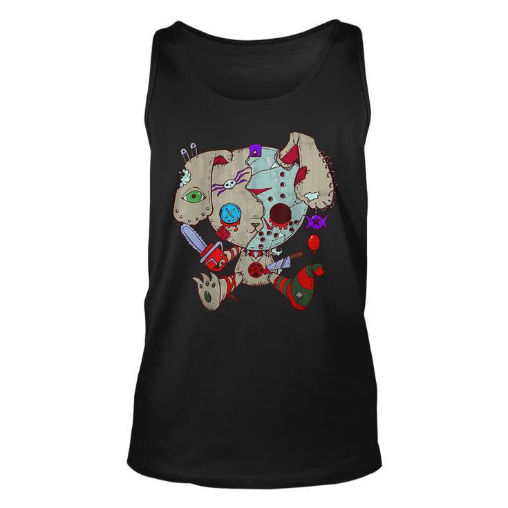 Chainsaw Goth Bunny Zombie Alt Punk Grunge Clothing Voodoo Goth Tank Top
