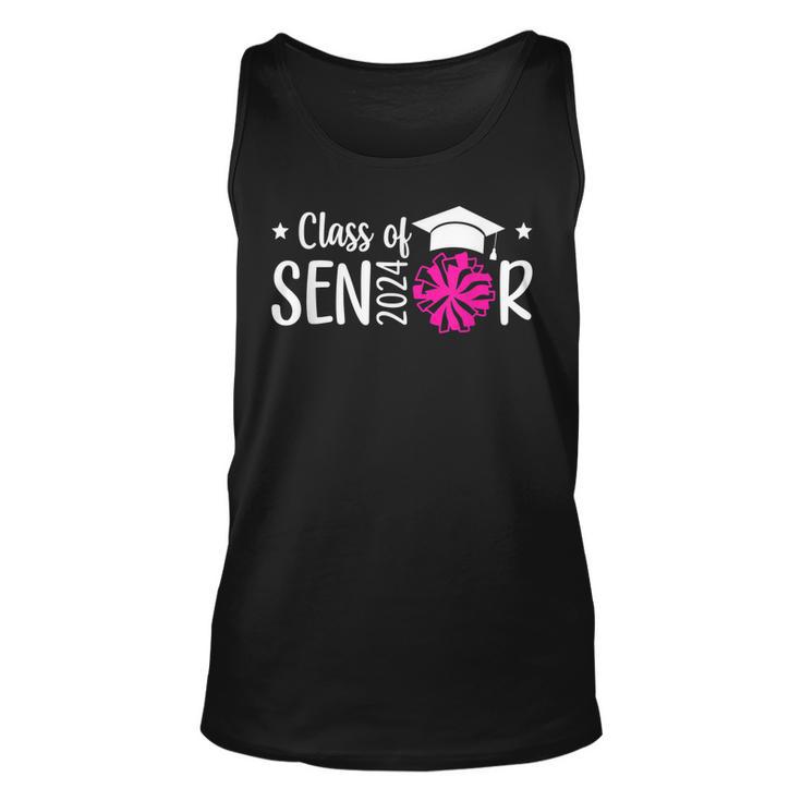 Cheer Senior 2024 Class Of 2024 Senior Cheerleader Unisex Tank Top ...