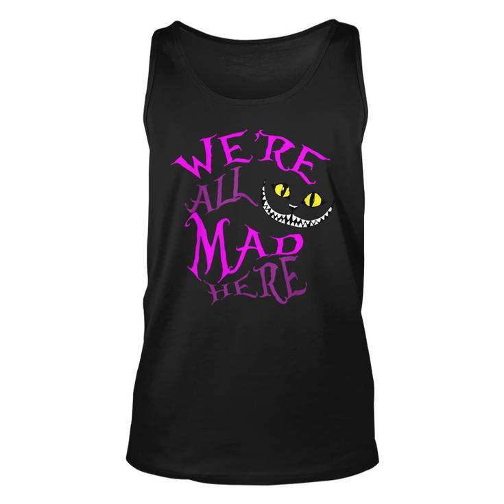 Cheshire Cat We're All Mad Here Tank Top