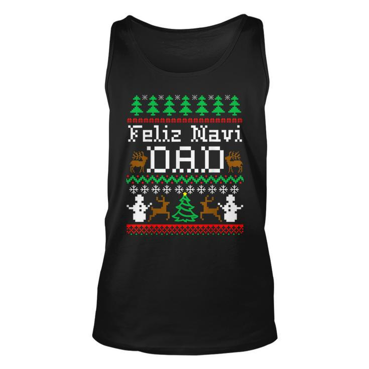 Christmas Feliz Navi Dad Ugly Sweater T Tank Top