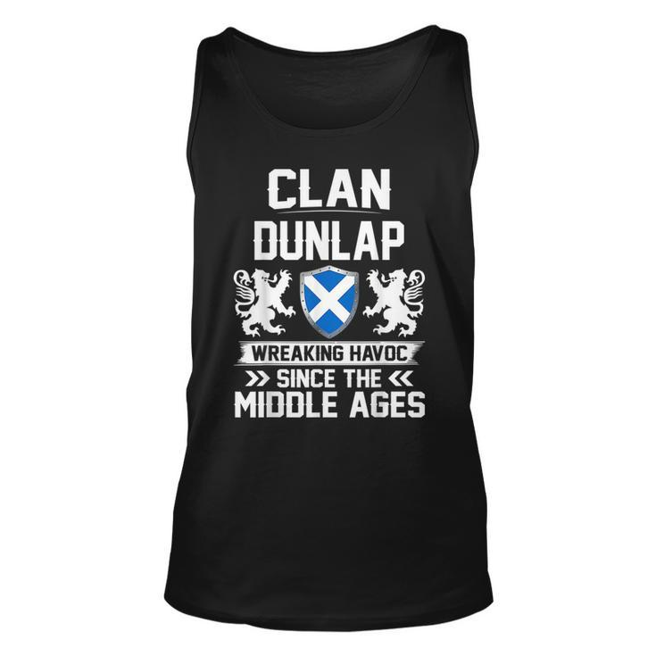 Clan Dunlap Scottish Clan Scotland Wreaking Havoc T18 Tank Top