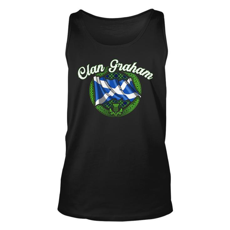 Clan Graham Tartan Scottish Last Name Scotland Flag Last Name Tank Top