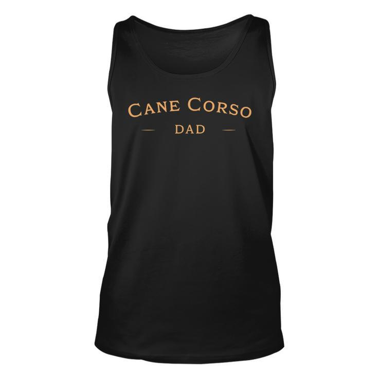 Classic Cane Corso Dad Cane Corso Dog Dad  Unisex Tank Top