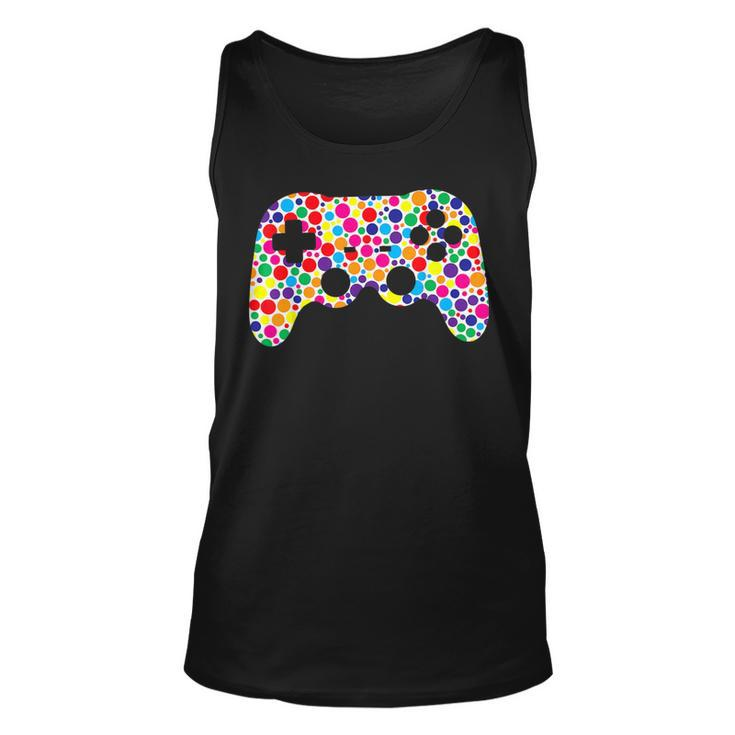 Colorful Game Controller Happy International Dot Day 2023 Tank Top