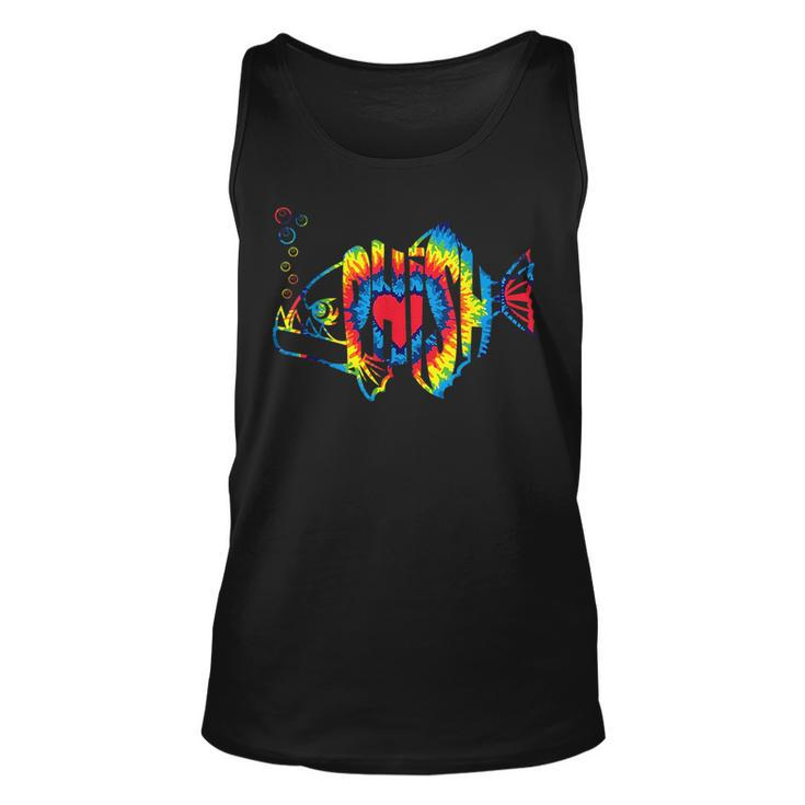 Colorful Phish-Jam Tie-Dye  For Fisherman Fish Outfits  Unisex Tank Top
