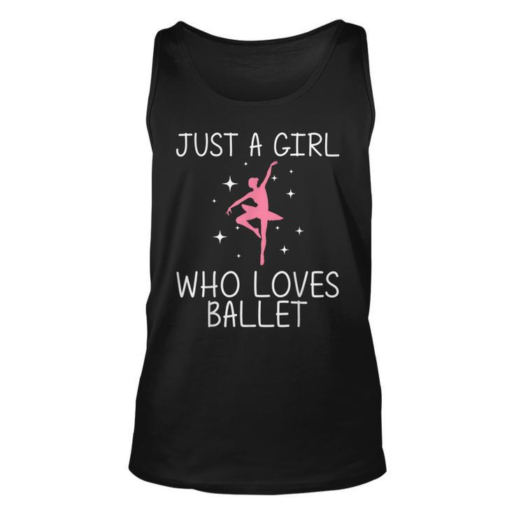 Cool Ballet For Girls Kids Ballerina Dance Ballet Dancer  Unisex Tank Top