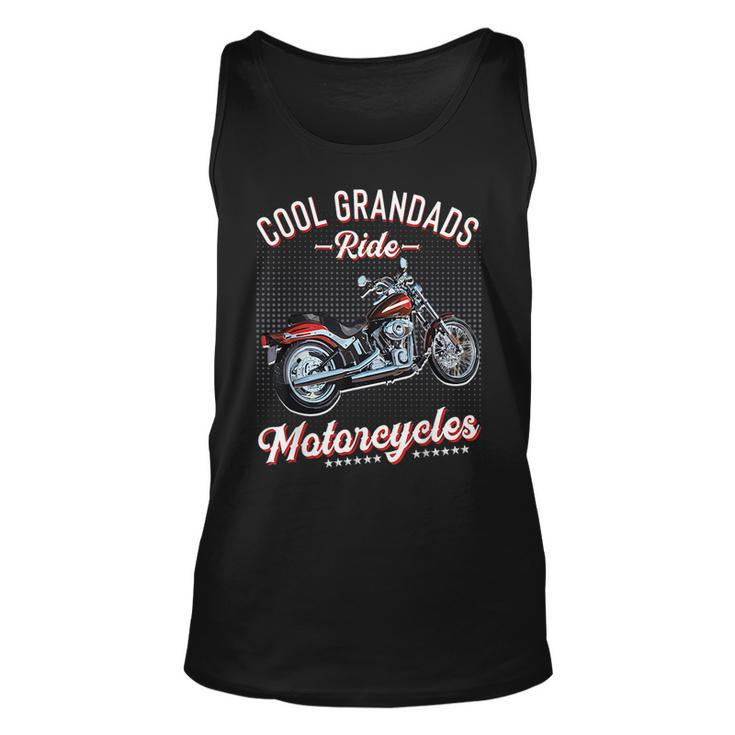 Cool Grandads Ride Motorcycles Grandad Biker Motorbike  Unisex Tank Top