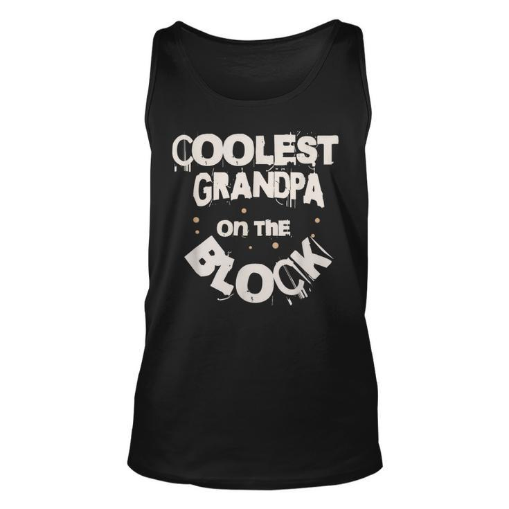 Coolest Grandpa On The Block  Unisex Tank Top