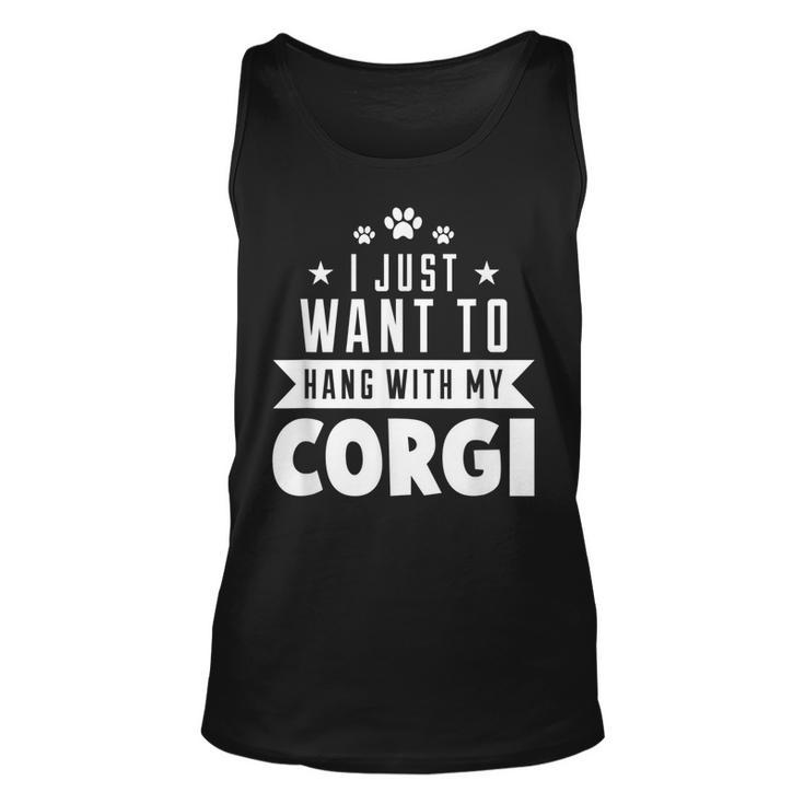 Corgi Dog  For Girls Boys Unisex Tank Top