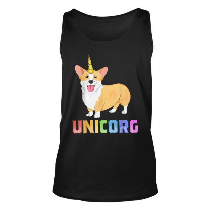 Corgi  For Kids Girls Unicorg Unicorn Corgicorn Dog  Unisex Tank Top