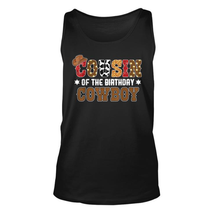 Cousin First Birthday Cowboy Western Rodeo Party Matching Tank Top