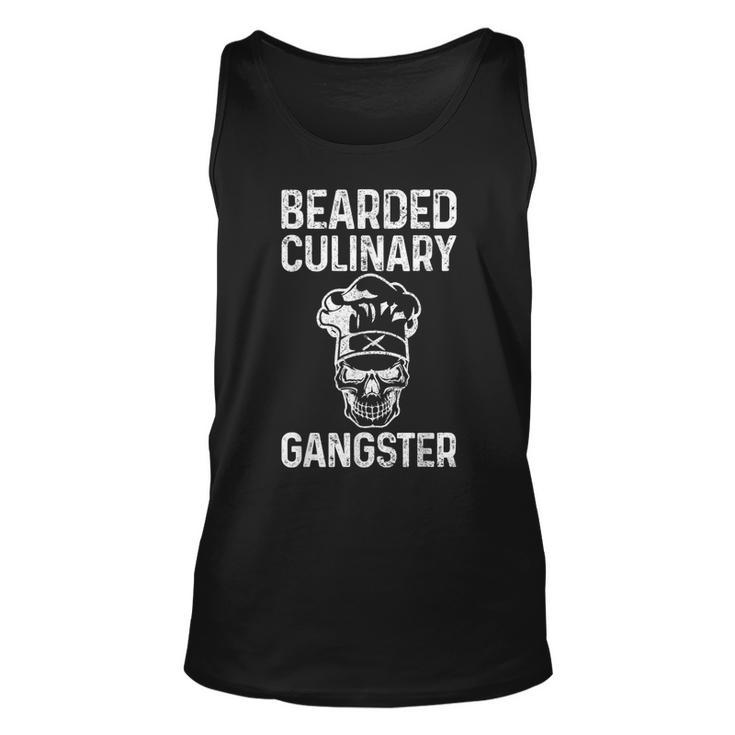 Culinary Gangster Bearded Chef Cook Cooking Bbq Grilling Tank Top