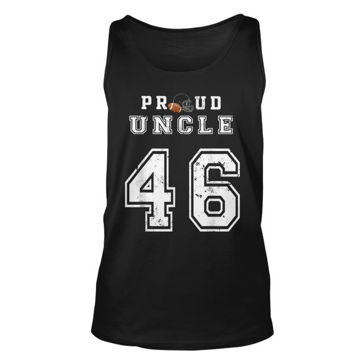 Custom Proud Football Uncle Number 46 Personalized For Men  Unisex Tank Top