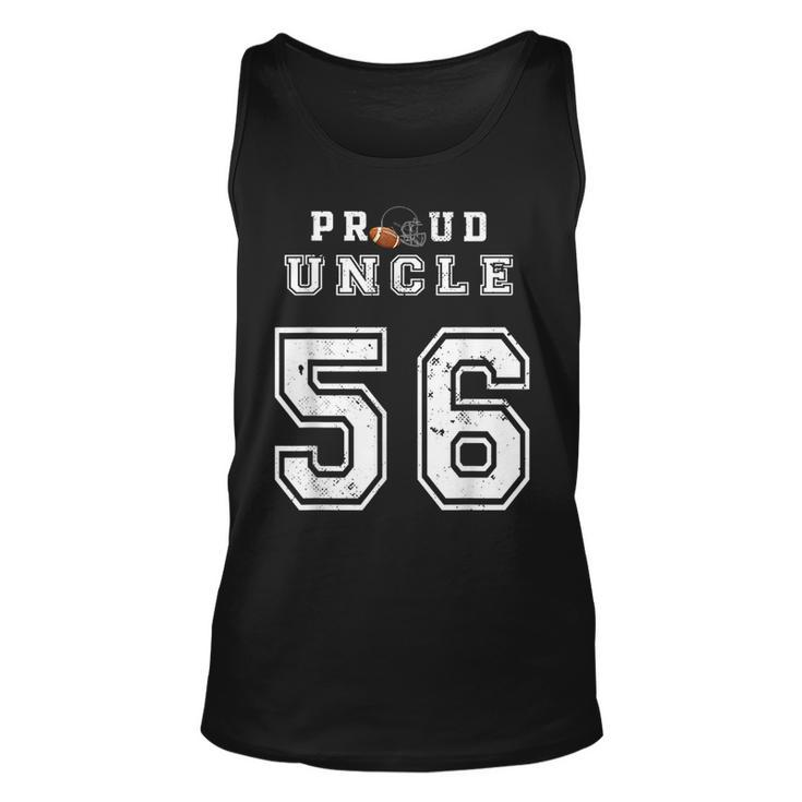 Custom Proud Football Uncle Number 56 Personalized For Men  Unisex Tank Top