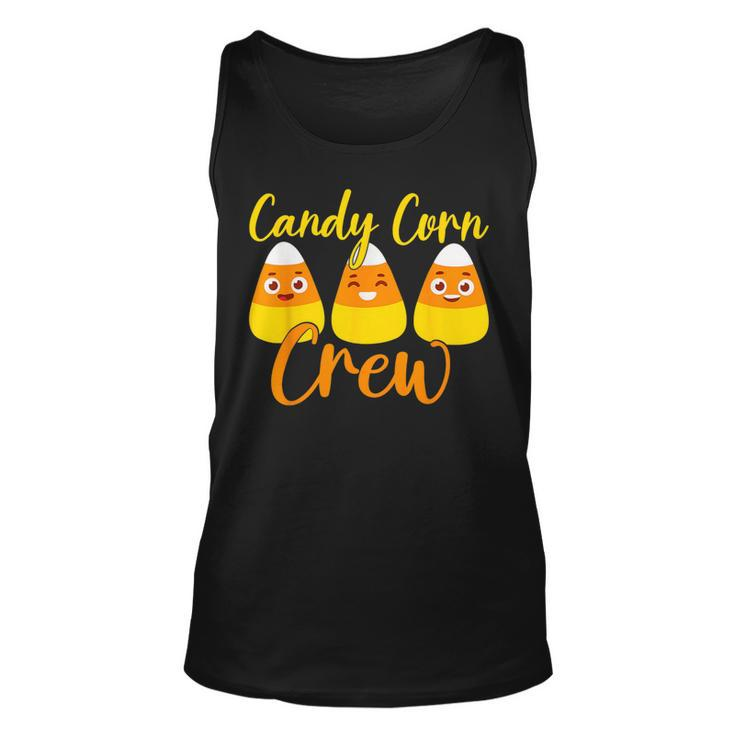 Cute Candy Corn Crew Halloween Trick Or Treat Costume Tank Top