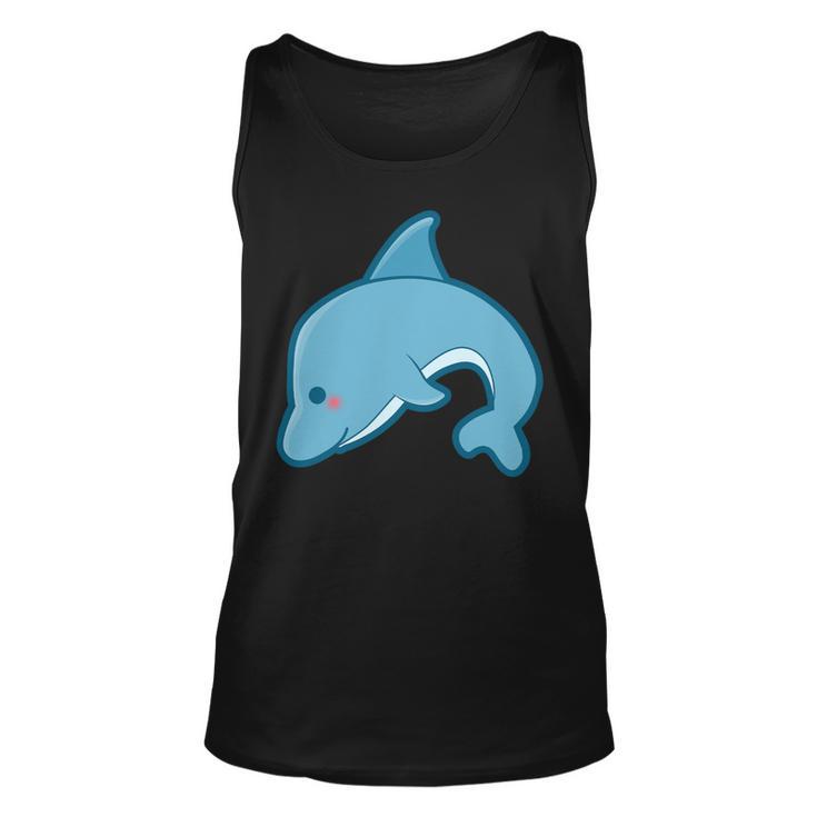 Cute Dolphin Aquatic Animals Marine Mammal Dolphin Trainers Unisex Tank Top