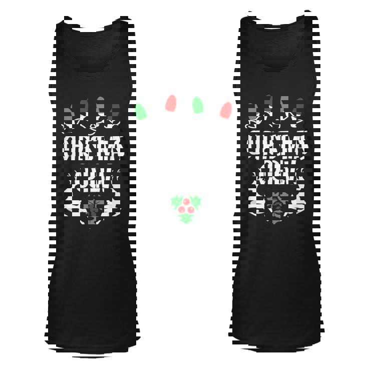Cute Family Christmas Crew Matching Pajama Gift Lights Gift For Women Unisex Tank Top