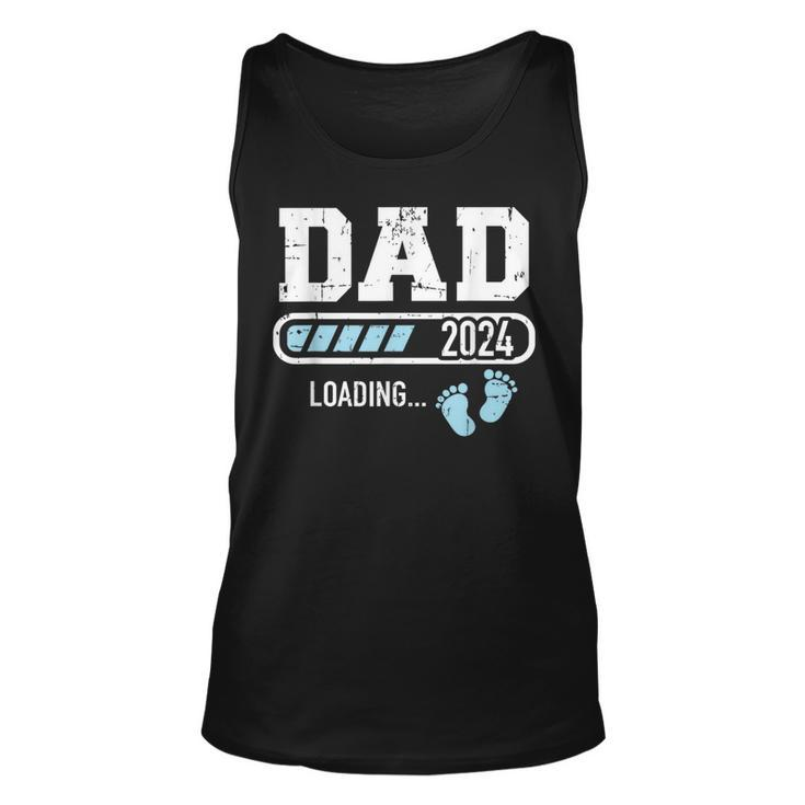 Dad 2024 Loading For Pregnancy Announcement  Unisex Tank Top