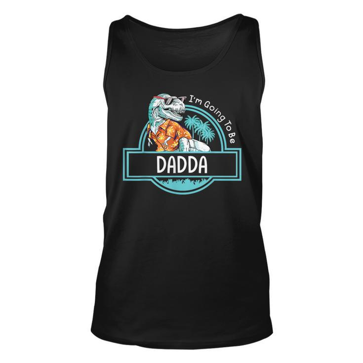 Daddy Dinosaur I'm Going To Be Dadda Baby Reveal 2024 Tank Top