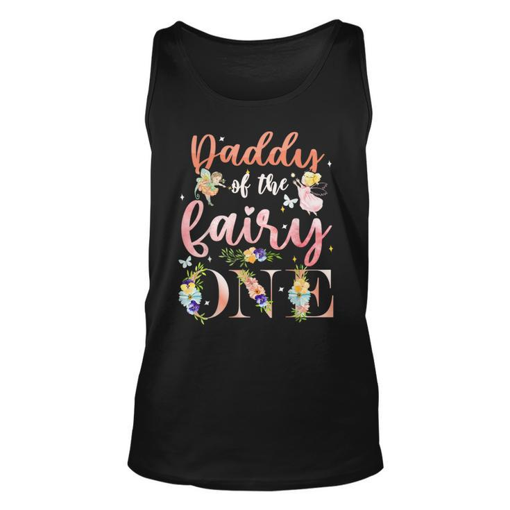 Daddy Of Fairy One 1St Birthday Party Decoration Daddy Tank Top