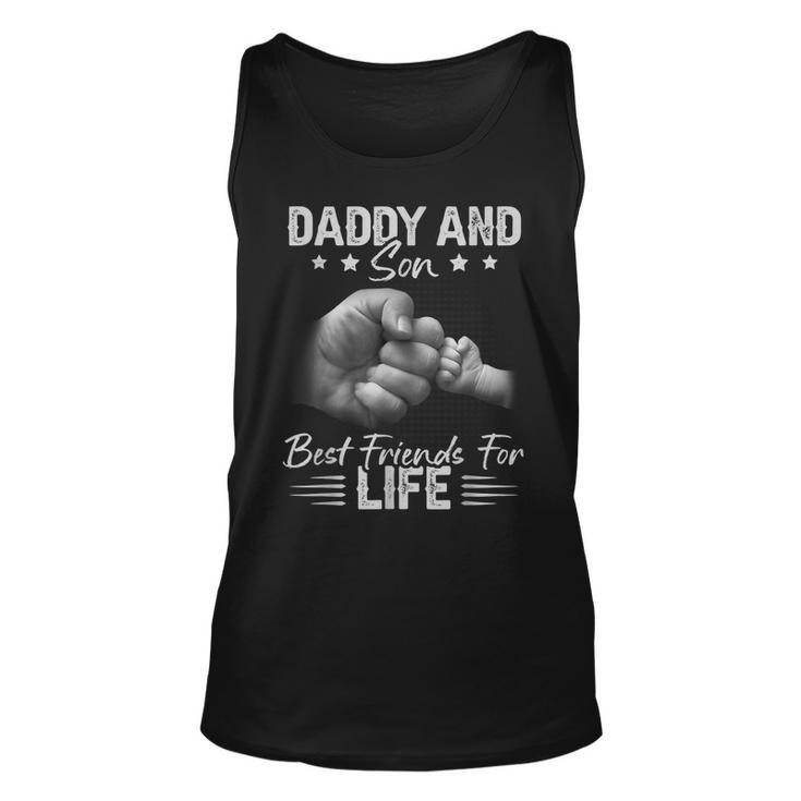 Daddy Son Best Friends For Life Dad Son Vintage Father Day  Unisex Tank Top