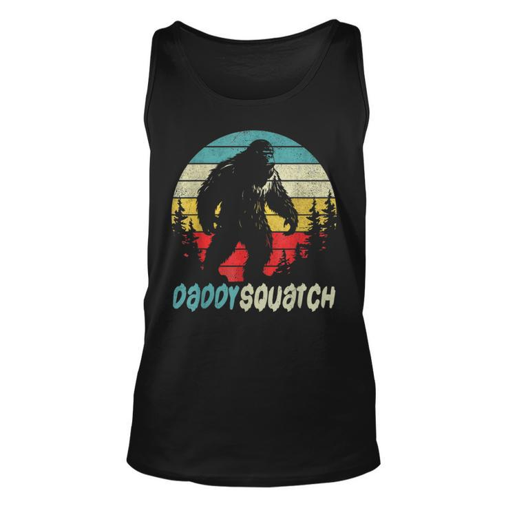 Daddysquatch  Bigfoot Lovers Fathers Day Men Dad Funny  Unisex Tank Top