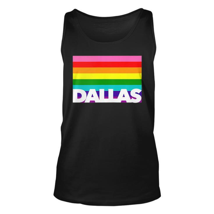 Dallas Texas Gay Pride Tx Proud Tx Homos Queer Cowboy Love  Unisex Tank Top