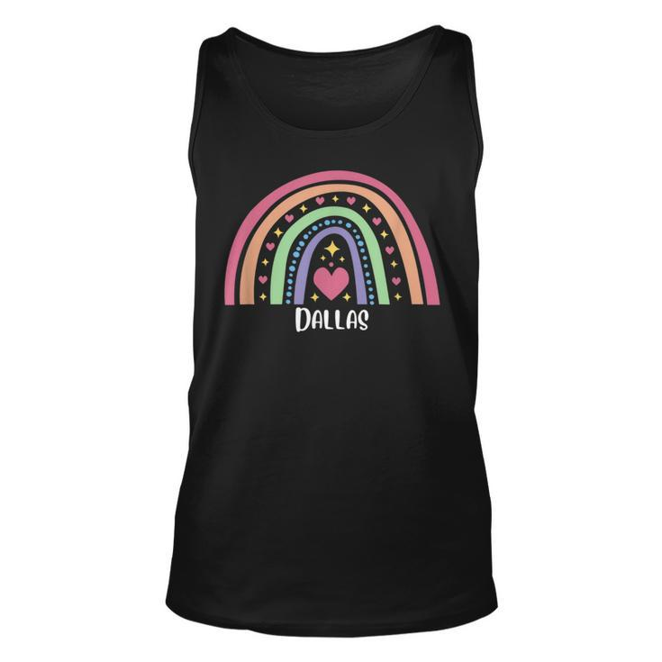 Dallas Texas Tx Us Cities Gay Pride Lgbtq  Unisex Tank Top