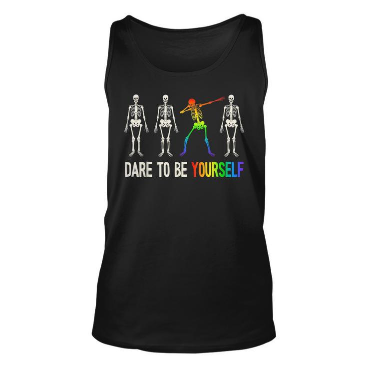 Dare To Be Yourself  Lgbt Pride  Lgbtq  Unisex Tank Top