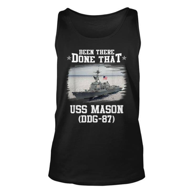 Ddg87 Uss Mason  Navy Ships  Unisex Tank Top