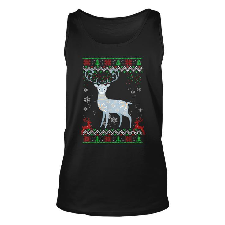 Deer Ugly Christmas Sweater Tank Top